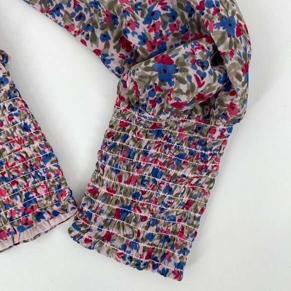 BB Dakota | Revolve Ditsy‎ Floral Smock Factor Feminine Top Blouse S Coquette - Picture 9 of 13